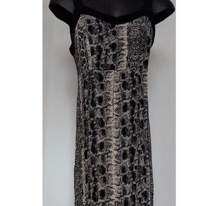 Rattlesnake print split maxi dress Bycorpus UO